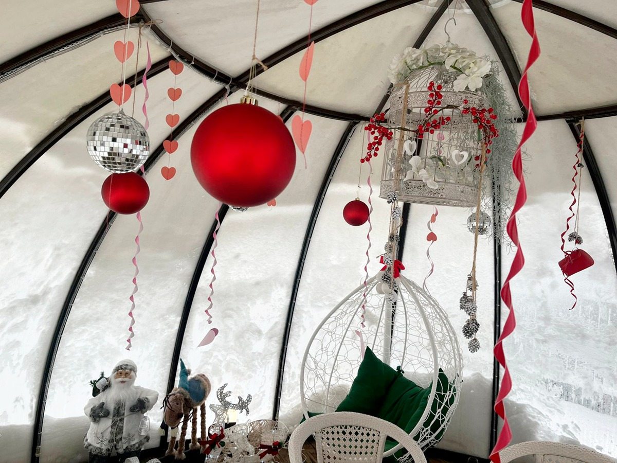 Девятиместный (Купольный домик 2), Гостевой дом Рай в шалаше в Коробицыно