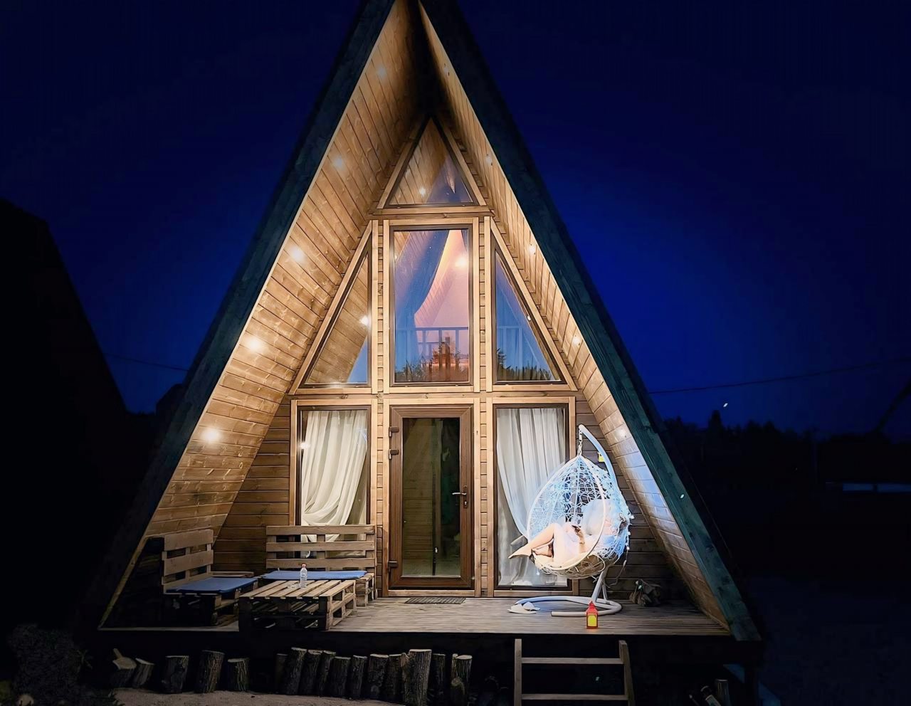 Шале (Шале 2), Гостевой дом Рай в шалаше в Коробицыно