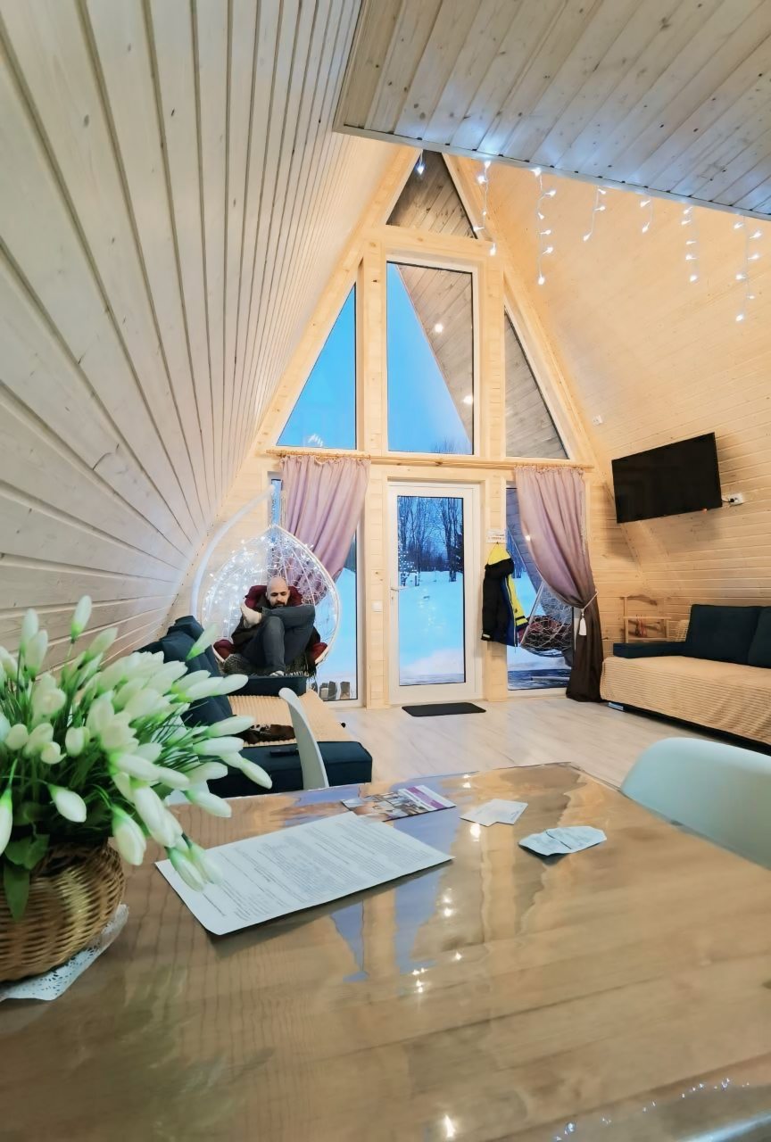 Шале (Шале 3), Гостевой дом Рай в шалаше в Коробицыно