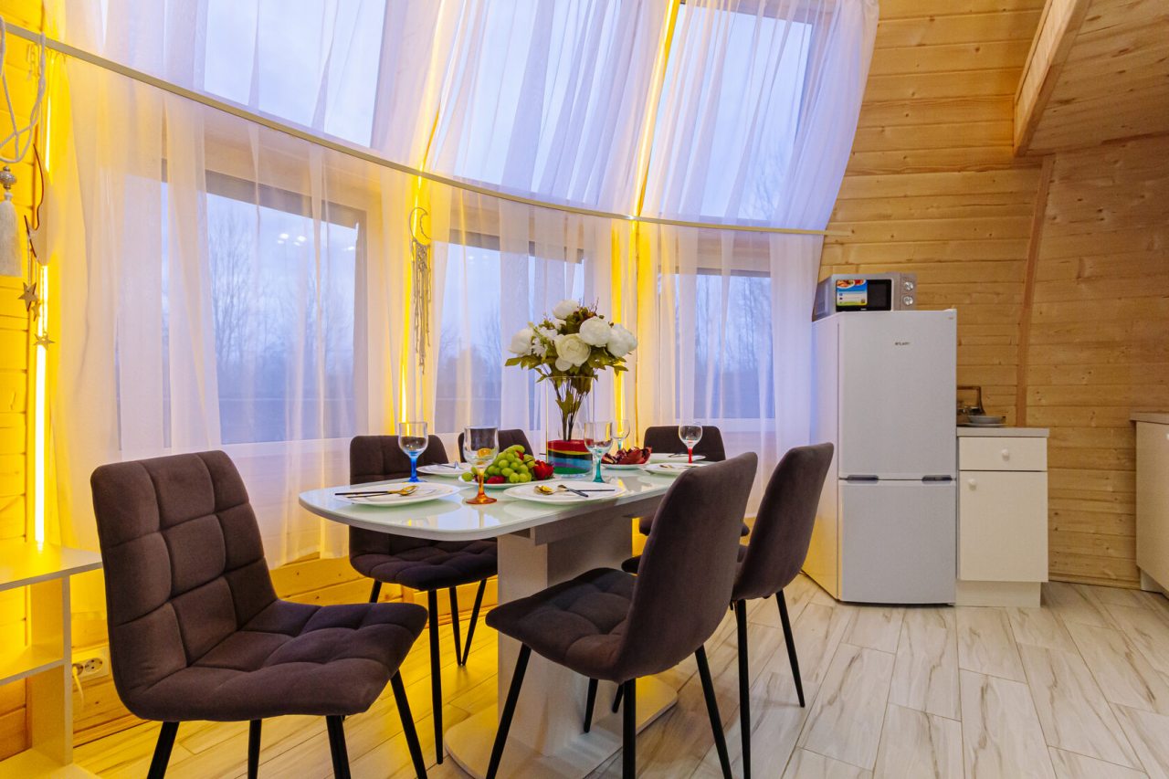 Десятиместный (Купольный домик 1), Гостевой дом Рай в шалаше в Коробицыно