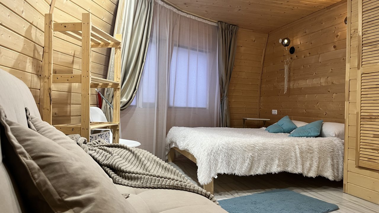 Десятиместный (Купольный домик 1), Гостевой дом Рай в шалаше в Коробицыно