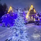 Шале (Шале 2 все оттенки красного), Гостевой дом Рай в шалаше в Светлом