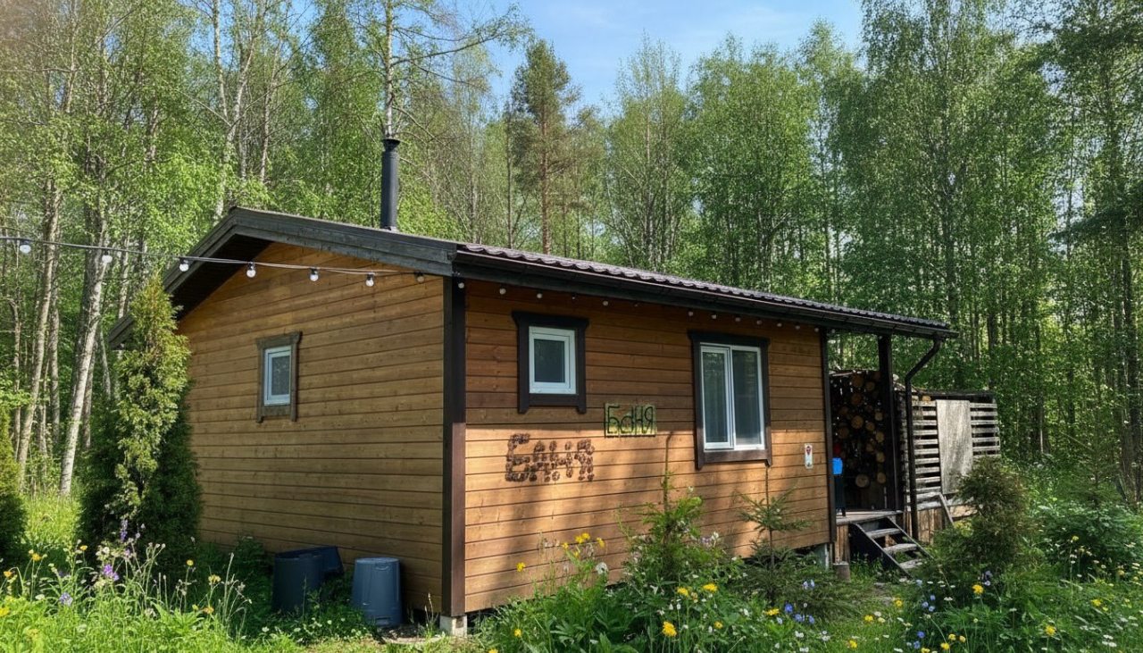 Шале (А-фрейм  1), Гостевой дом Рай в шалаше в Светлом