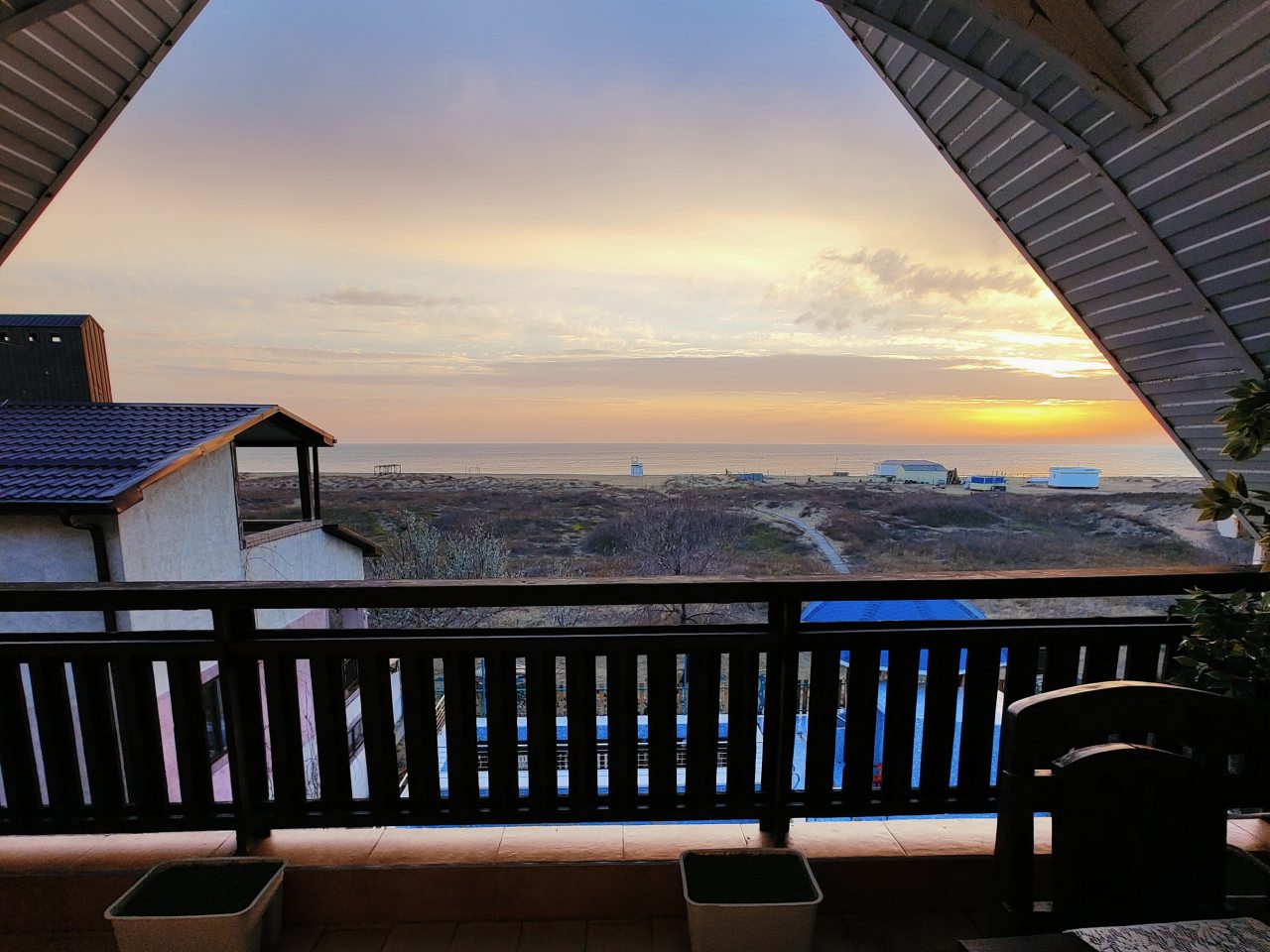 Апартаменты (Двухкомнатный 8ми местный люкс с террасой и панорамным видом на море), Парк-Отель Благовещенка