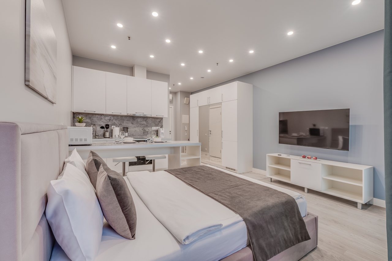Полулюкс (Студия около парка и метро), Business apartments