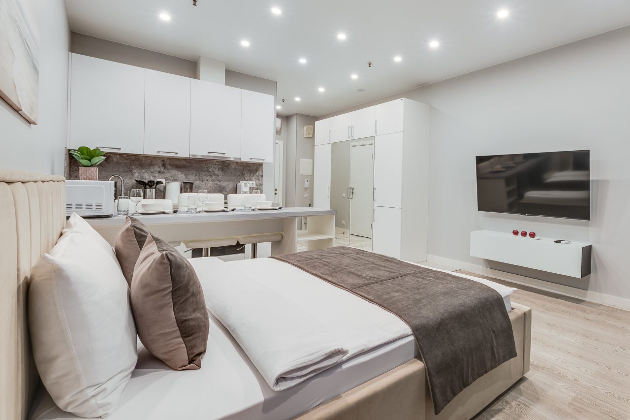 Апартаменты (На 11 этаже с собственной ванной.), Business apartments