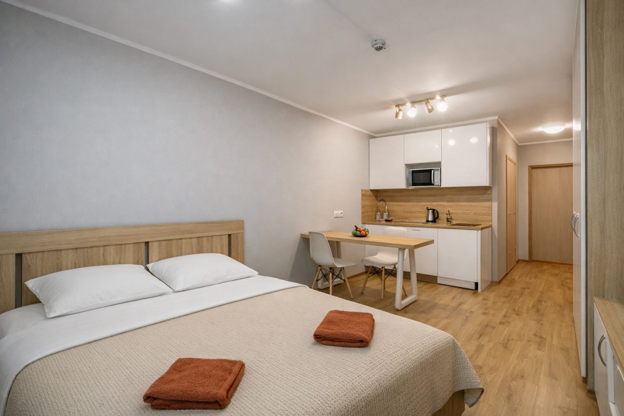 Апартаменты (Студия 22 кв м), Апартаменты Старт на Толубеевском проезде