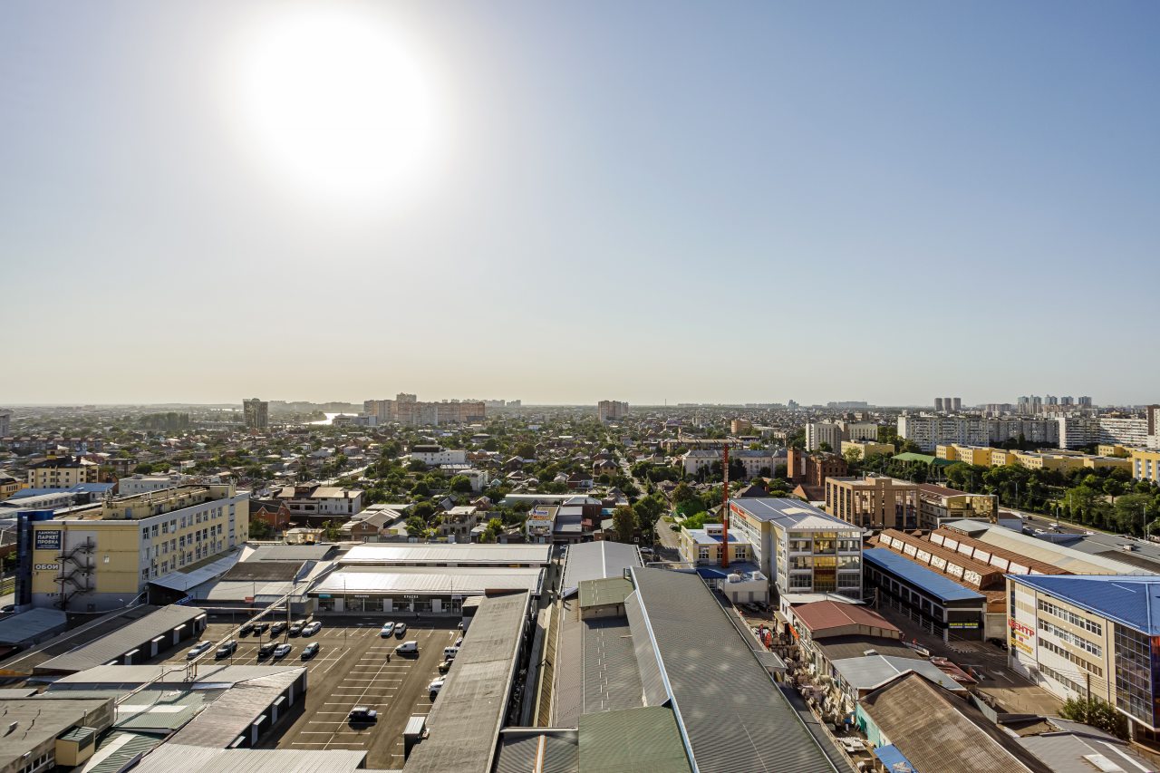 Апартаменты (На 16 этаже с видом на город), Апартаменты В центре Краснодара на Октябрьской