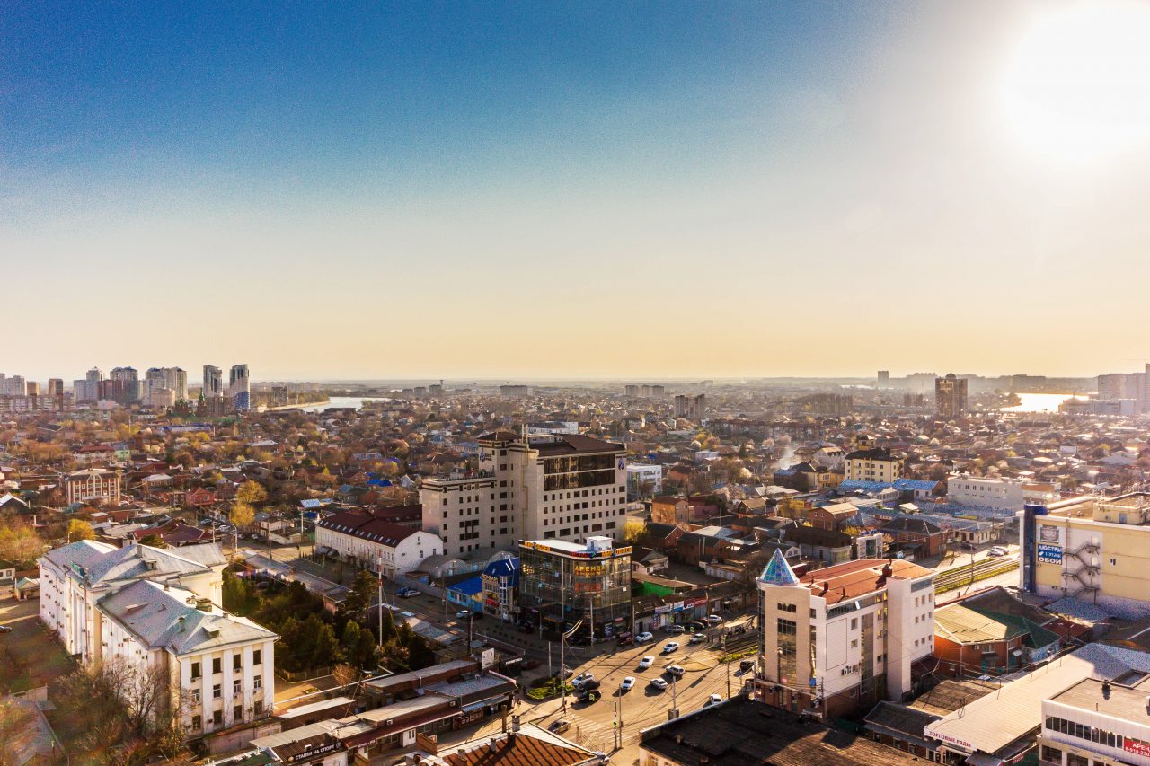 Апартаменты (На 16 этаже с видом на город), Апартаменты В центре Краснодара на Октябрьской