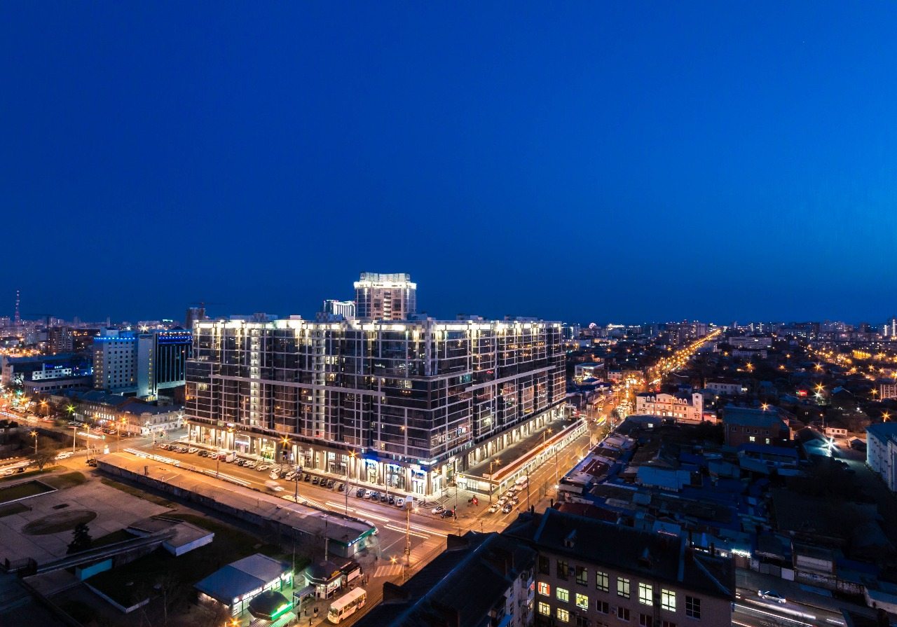 Апартаменты (Уютные на 12 этаже), Апартаменты В центре Краснодара на Октябрьской