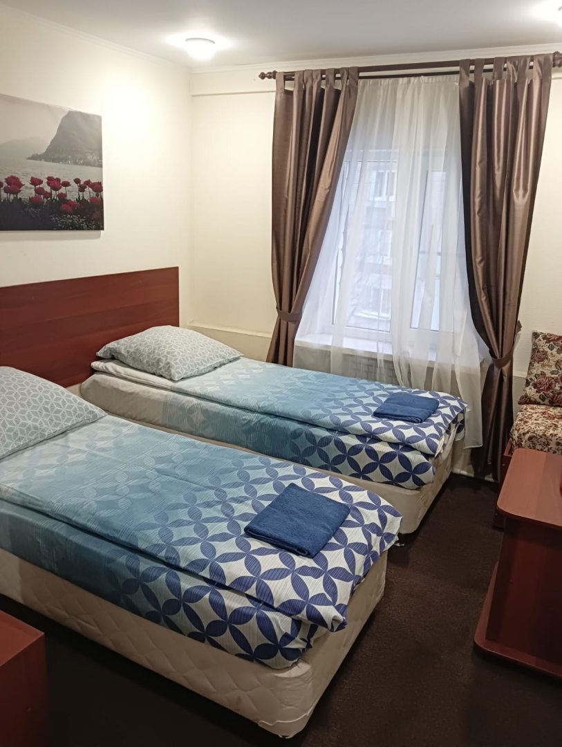 Двухместный (Двухместный номер с двумя односпальными кроватями) мини-отеля Рубин, Ярославль