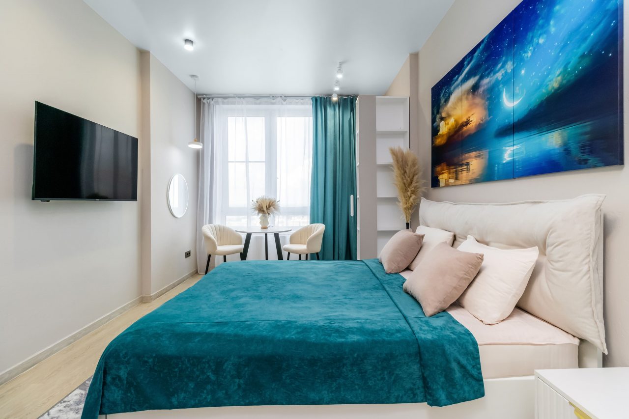 Студио (Мечта №1112 с видом на реку), Апарт-отель 9 Ночей