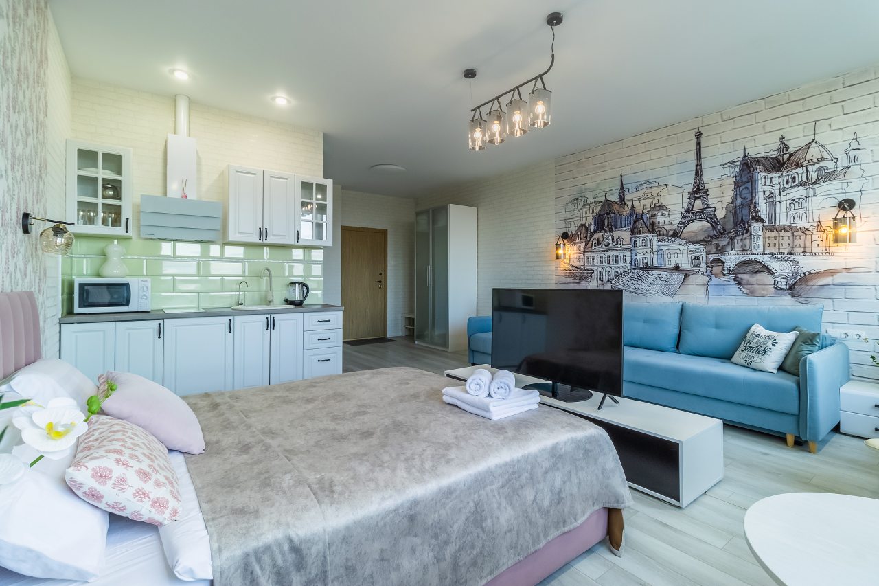 Студио (Де Пари №1225), Апарт-отель 9 Ночей