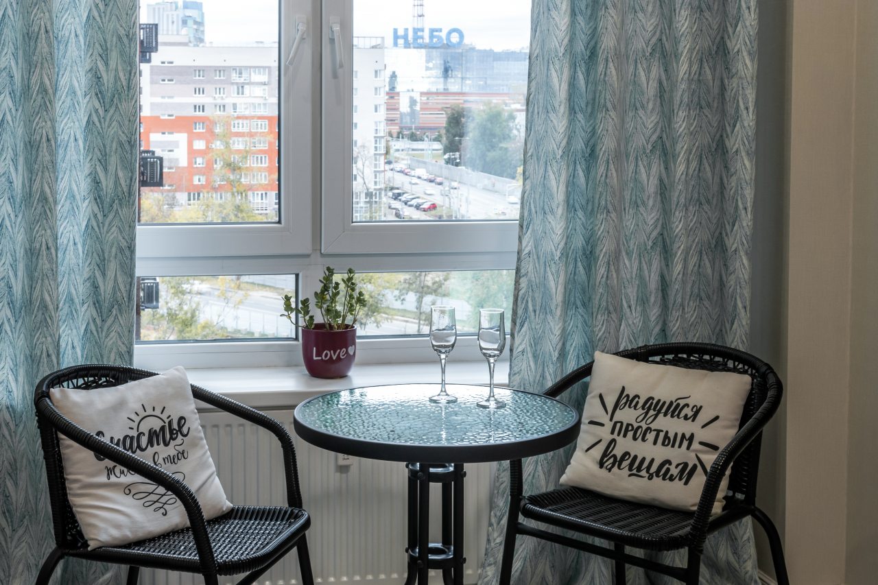 Апартаменты расположены на 8 этаже.