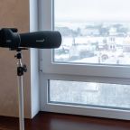 Также в оснащении номера есть телескоп.