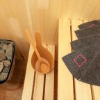 Финская сауна с аромо-маслами входит в стоимость проживания.