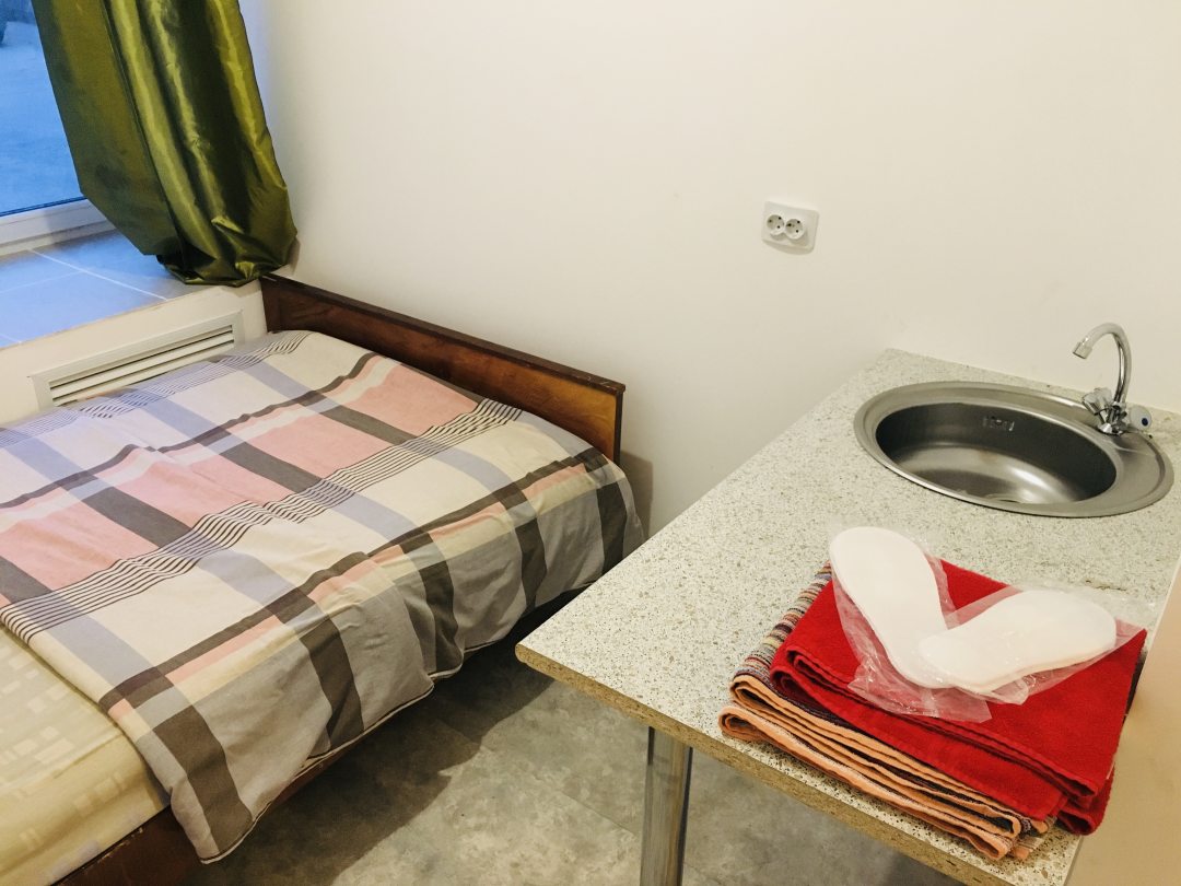 Двухместный (Номер с двуспальной кроватью и собственной ванной комнатой), Мини-отель SPBINN Loft