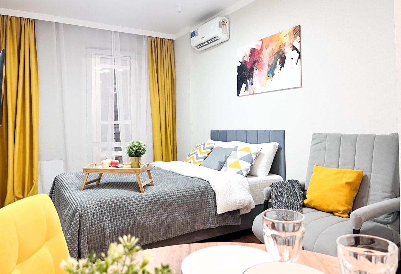 Апартаменты (Студия с террасой), Квартира с парковкой