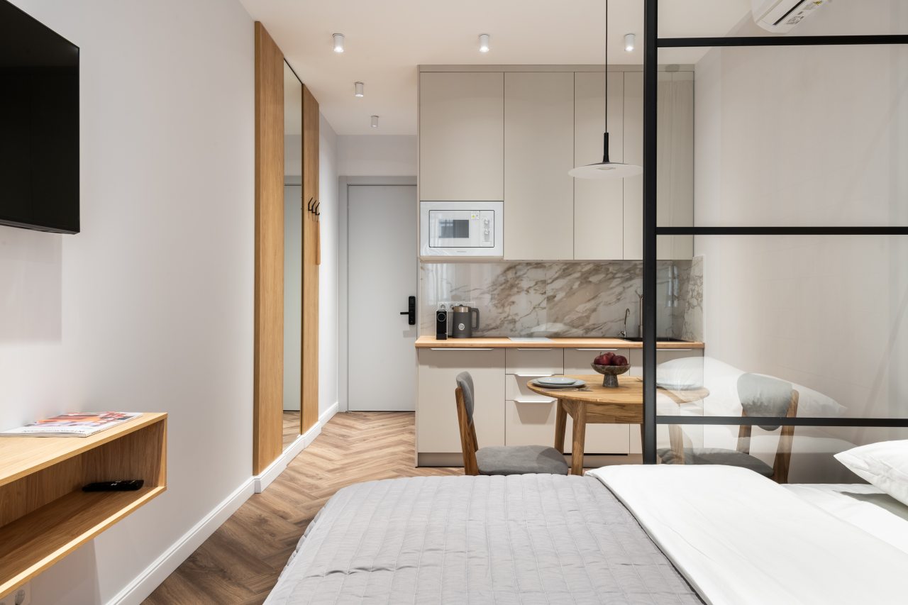 Студио (Бизнес с лоджией), Дизайнерские апартаменты у м. Динамо