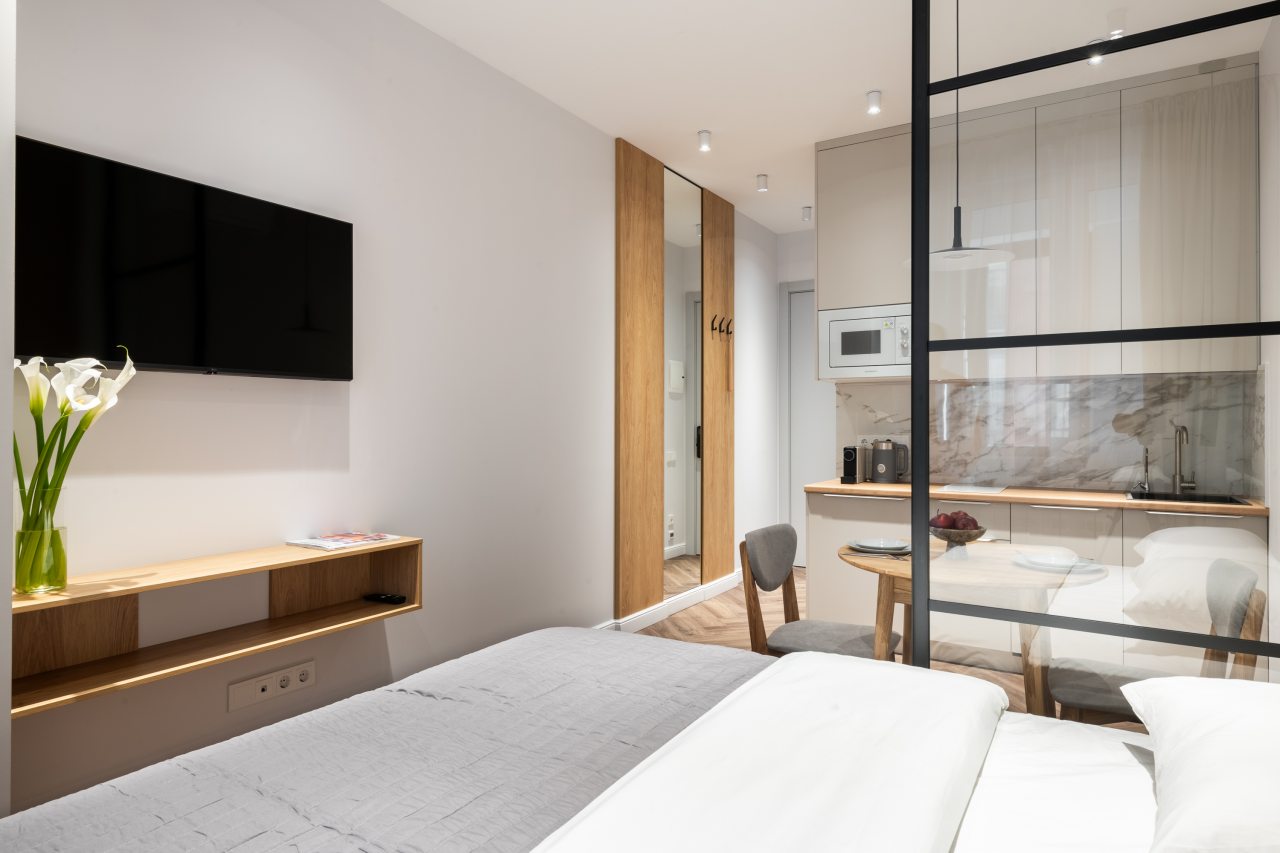 Студио (Бизнес с лоджией), Дизайнерские апартаменты у м. Динамо