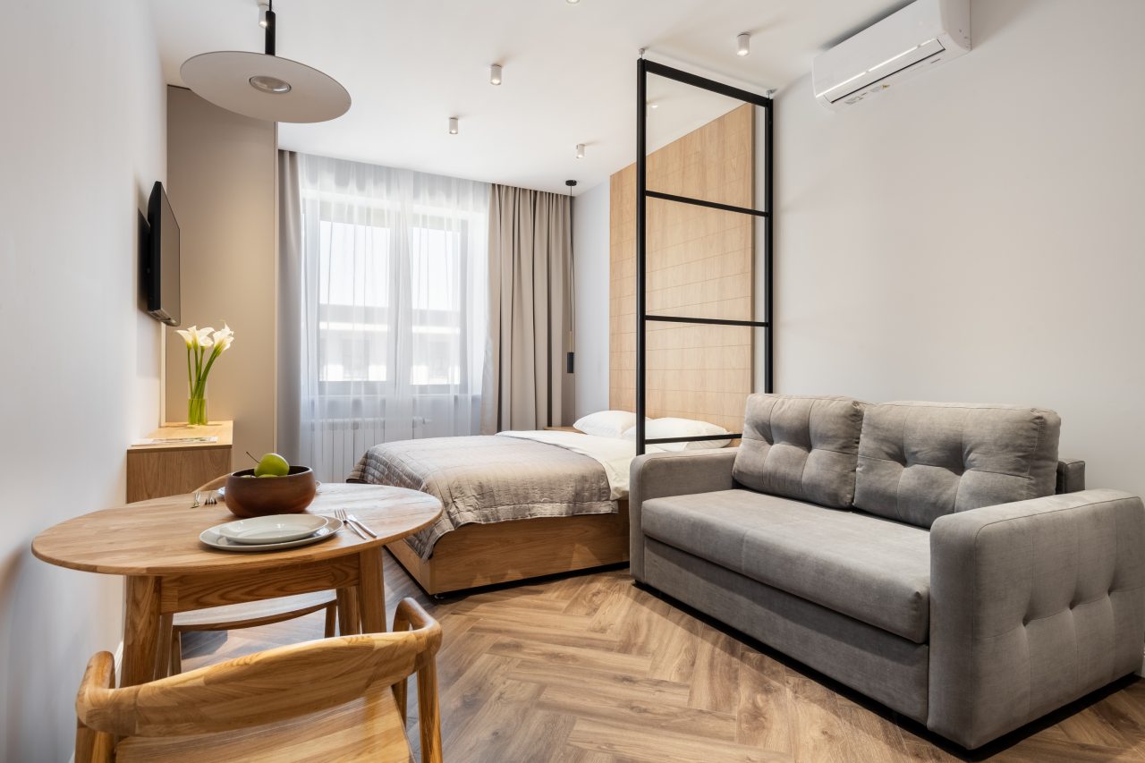 Полулюкс (Семейный с диваном), Дизайнерские апартаменты у м. Динамо