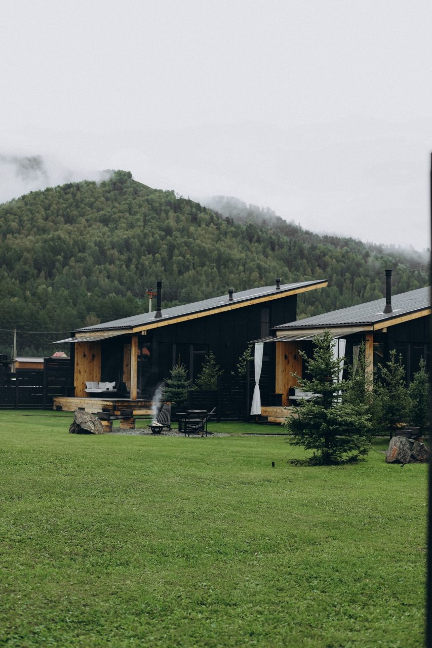 Дом (С камином и террасой), Апарт-отель Альпака