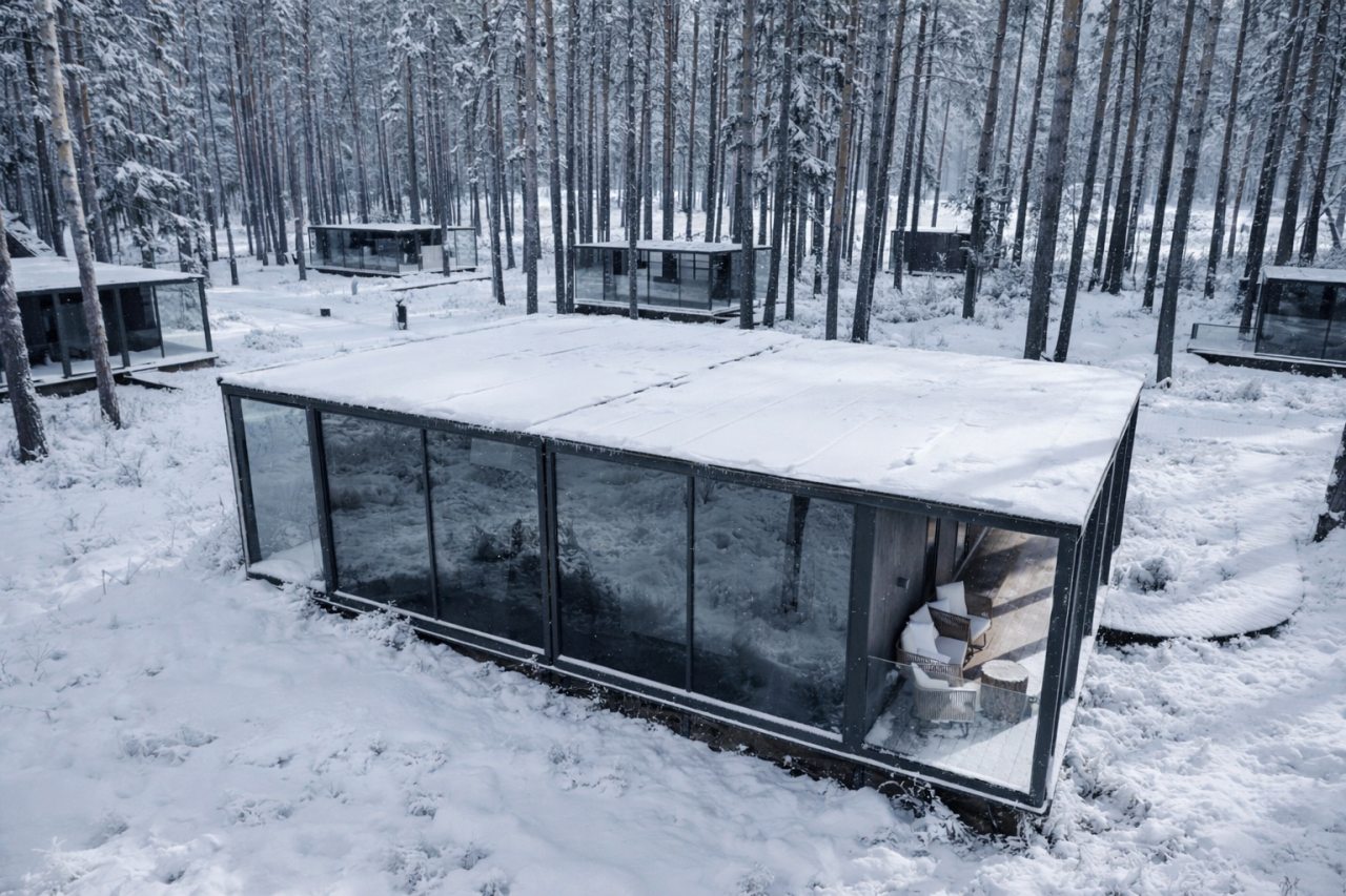 Вилла (С панорамными окнами), База отдыха PINEWOOD resort & SPA