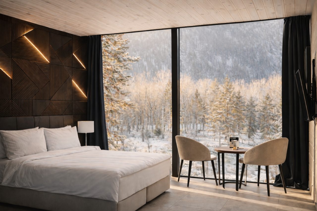 Вилла (С панорамными окнами), База отдыха PINEWOOD resort & SPA