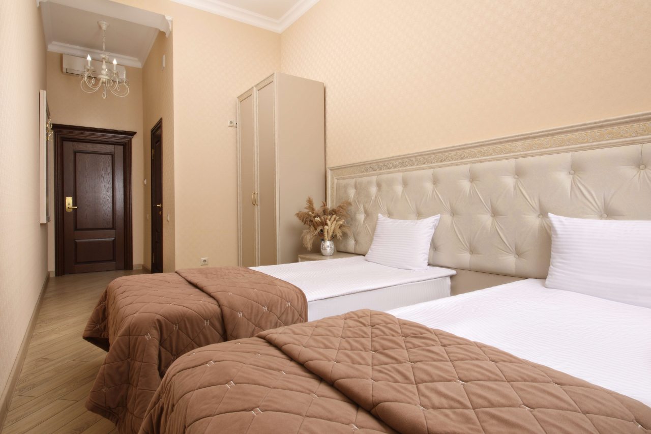 Двухместный (СТАНДАРТ (ДВЕ РАЗДЕЛЬНЫЕ КРОВАТИ)), Гостиница Hotel&Dallas