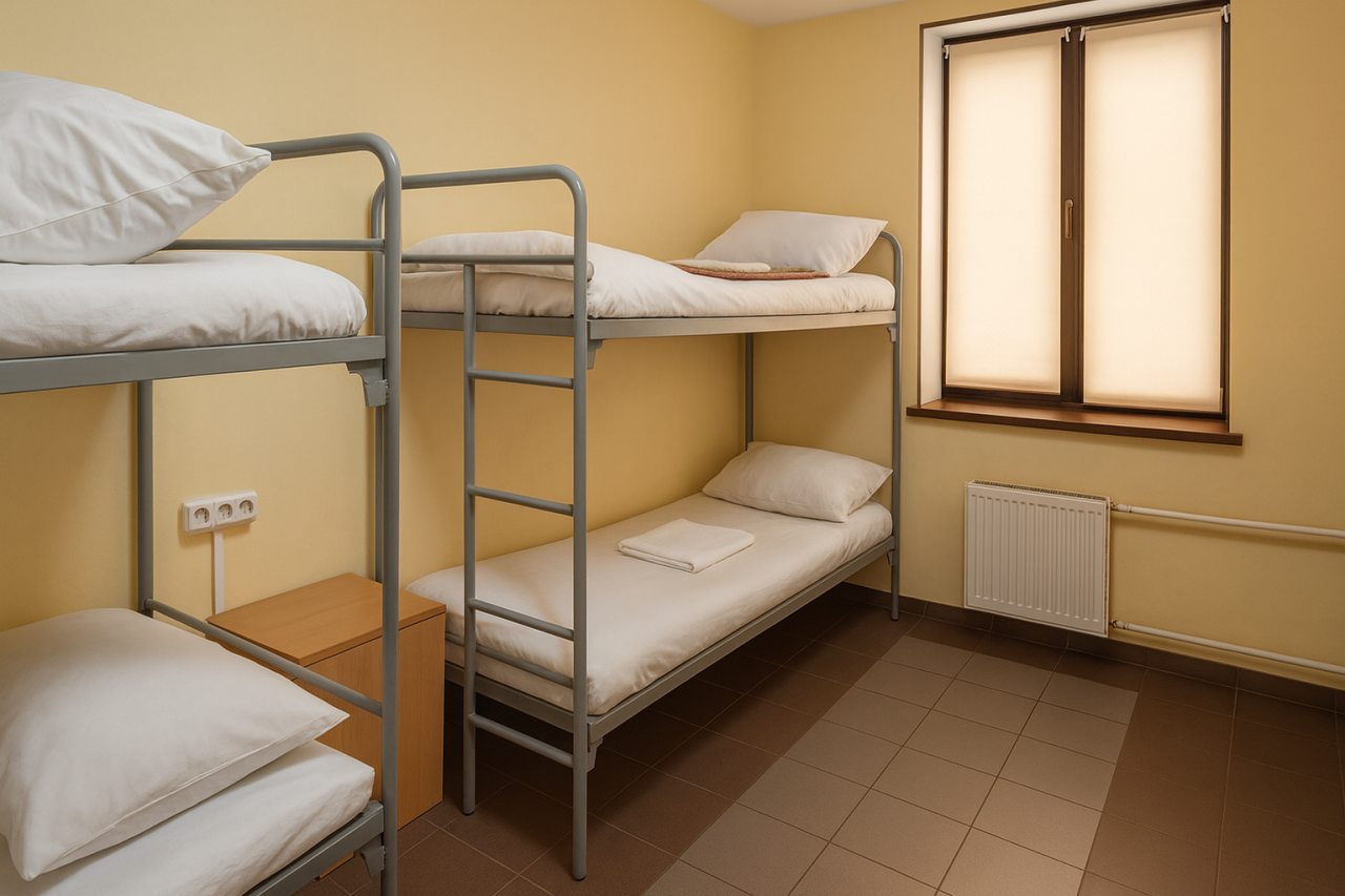 кровать в номере