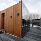 Дом (Зеркальный Премиум с душем с красивым видом из окна), Загородный отель Резиденция Северное Сияние