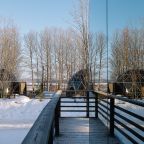 Дом (Зеркальный Премиум с душем с красивым видом из окна), Загородный отель Резиденция Северное Сияние