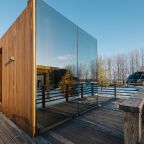 Дом (Зеркальный с ванной с панорамными окнами), Загородный отель Резиденция Северное Сияние