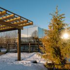 Дом (Зеркальный с ванной с панорамными окнами), Загородный отель Резиденция Северное Сияние