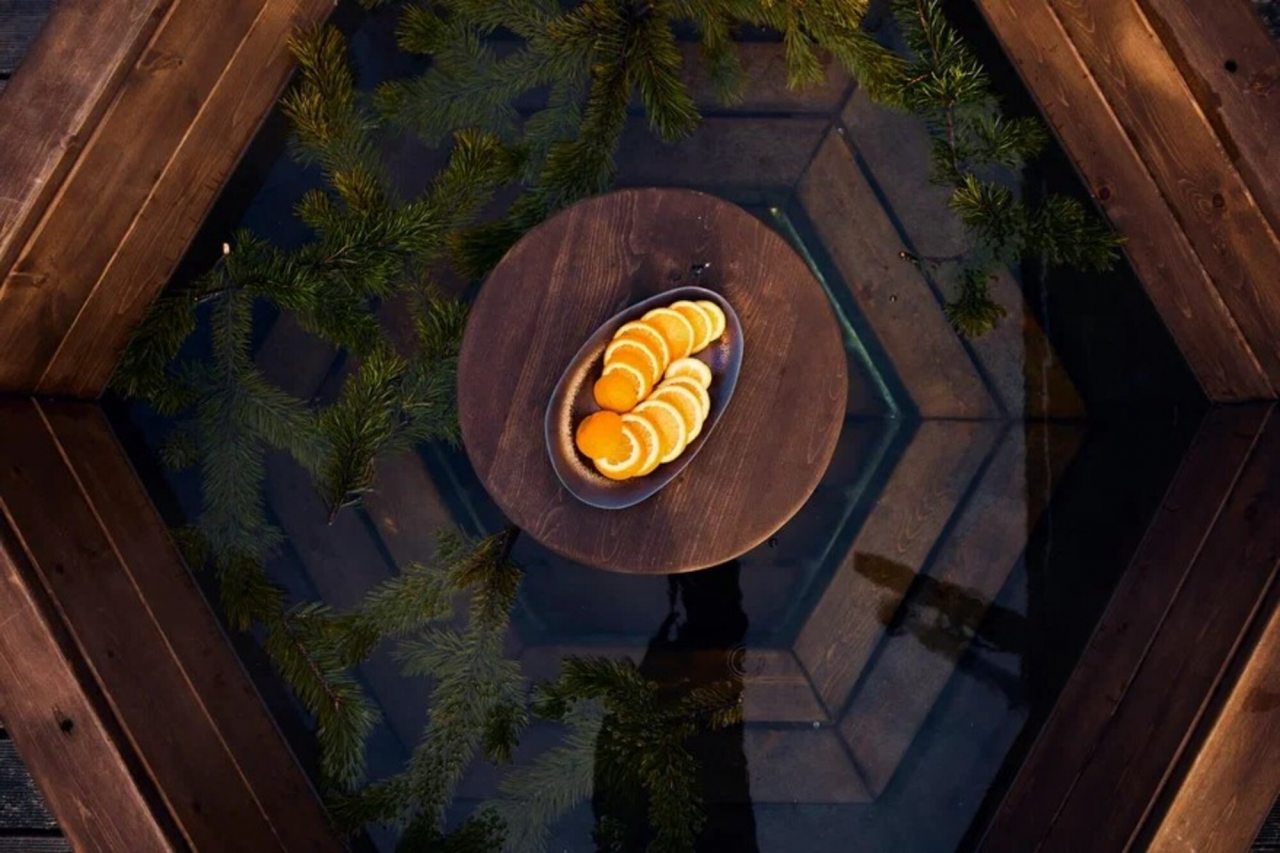 Дом (Зеркальный дом Премиум с душем (с чаном)), Загородный отель Резиденция Северное Сияние