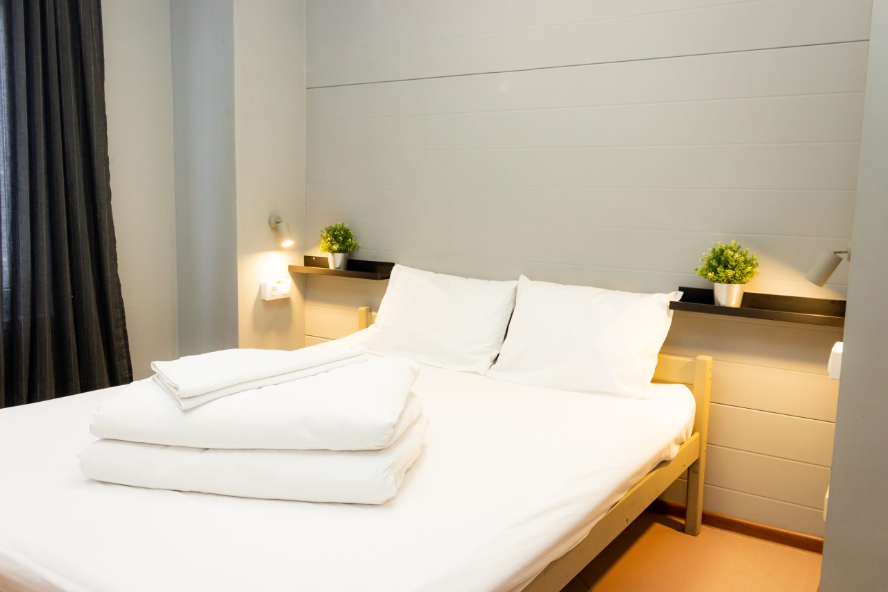 Семейный номер с двуспальной кроватью