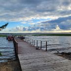Пирс турбазы «Морошка» на берегу Сямозера