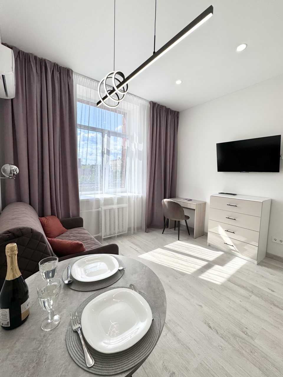 Двухместный (Комфорт Полуторный Диван), Апарт-отель Metro Apartments