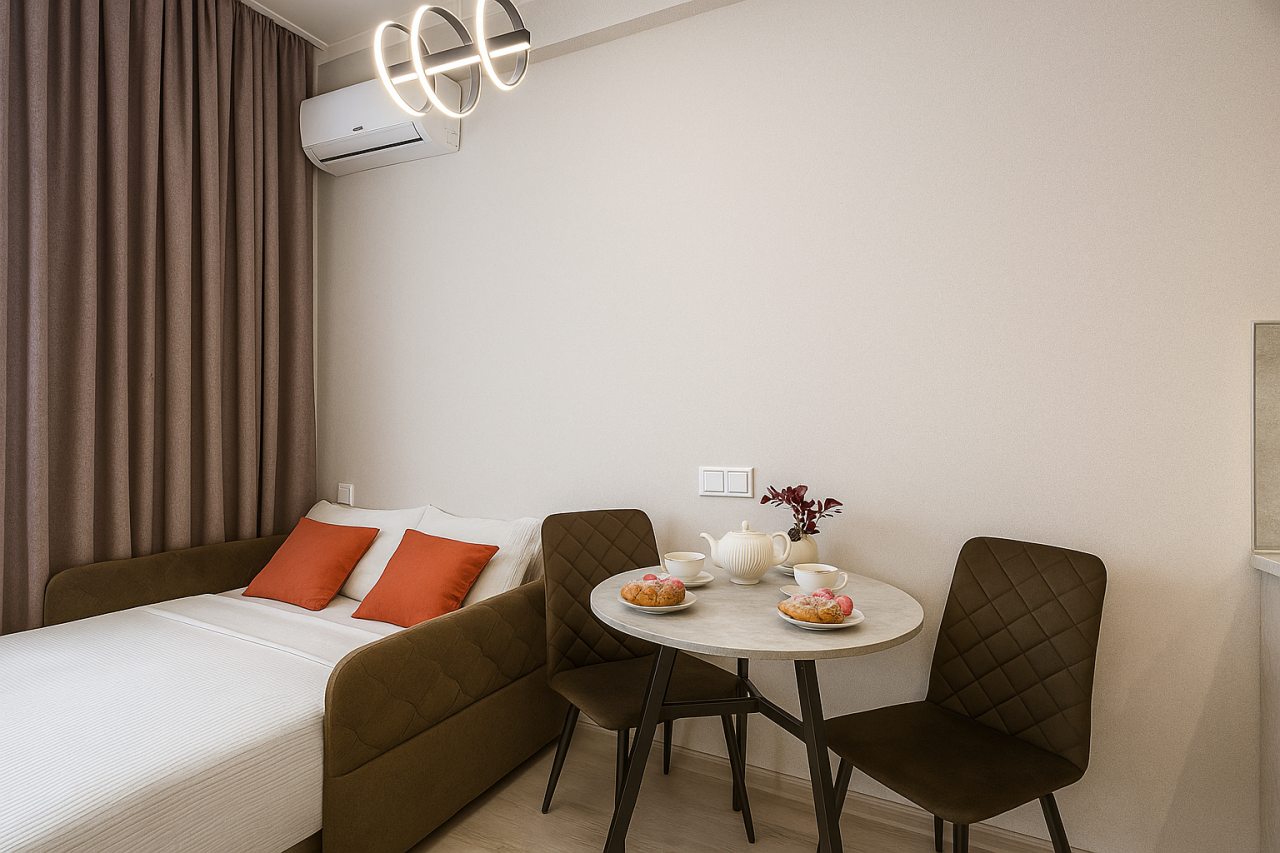 Двухместный (Комфорт Полуторный Диван), Апарт-отель Metro Rooms