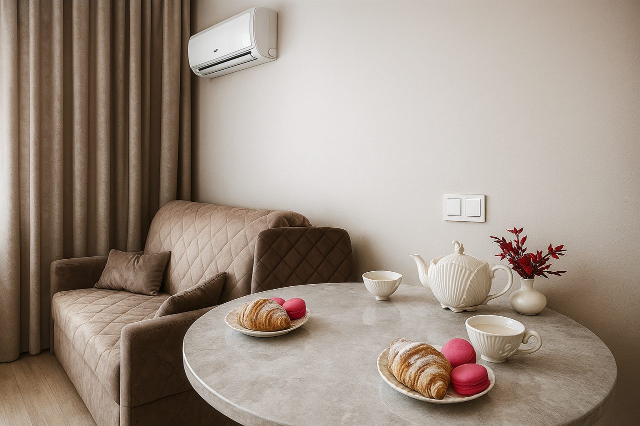 Двухместный (Комфорт Полуторный Диван), Апарт-отель Metro Rooms