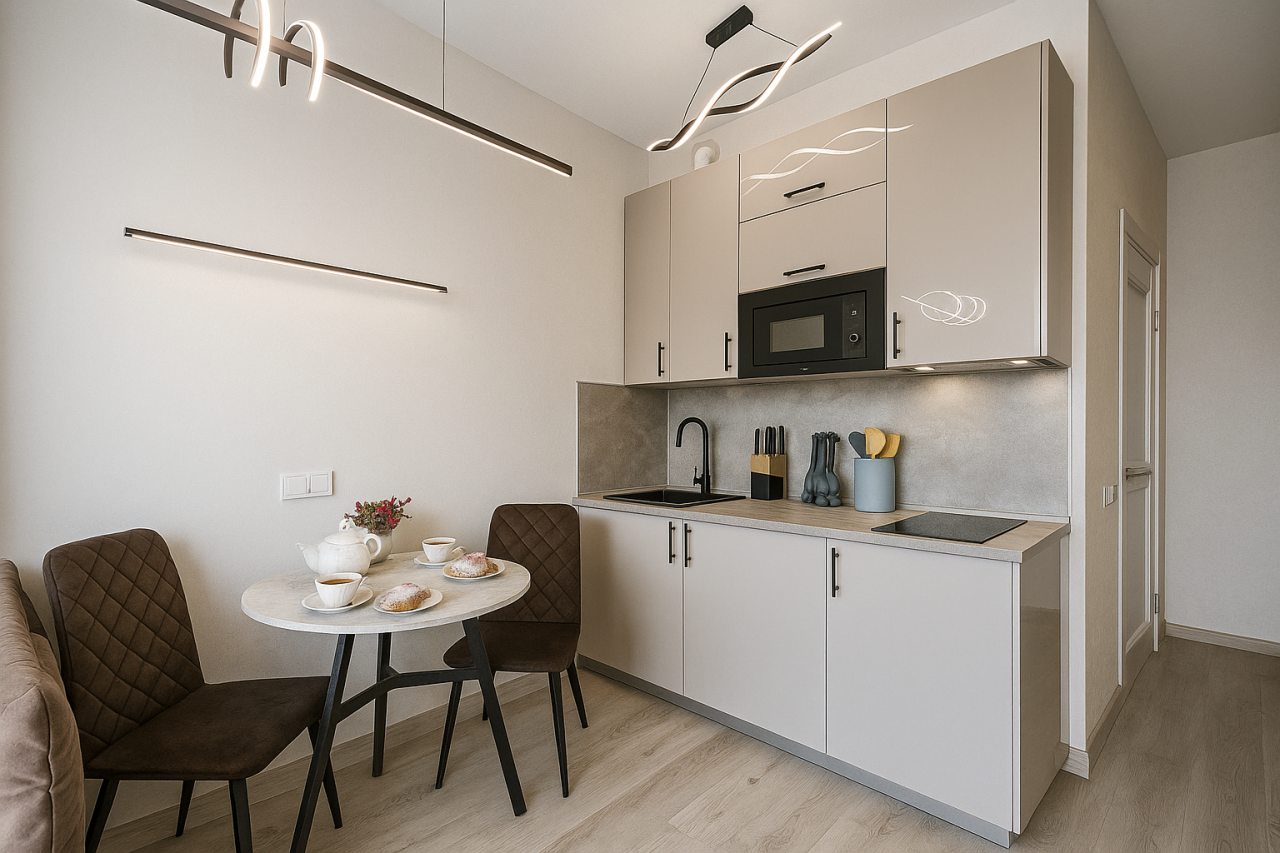 Двухместный (Комфорт Полуторный Диван), Апарт-отель Metro Rooms