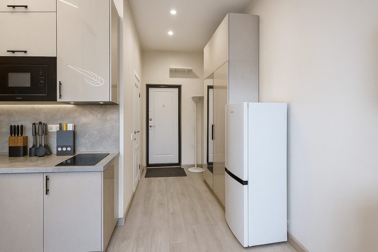 Двухместный (Комфорт Полуторный Диван), Апарт-отель Metro Rooms