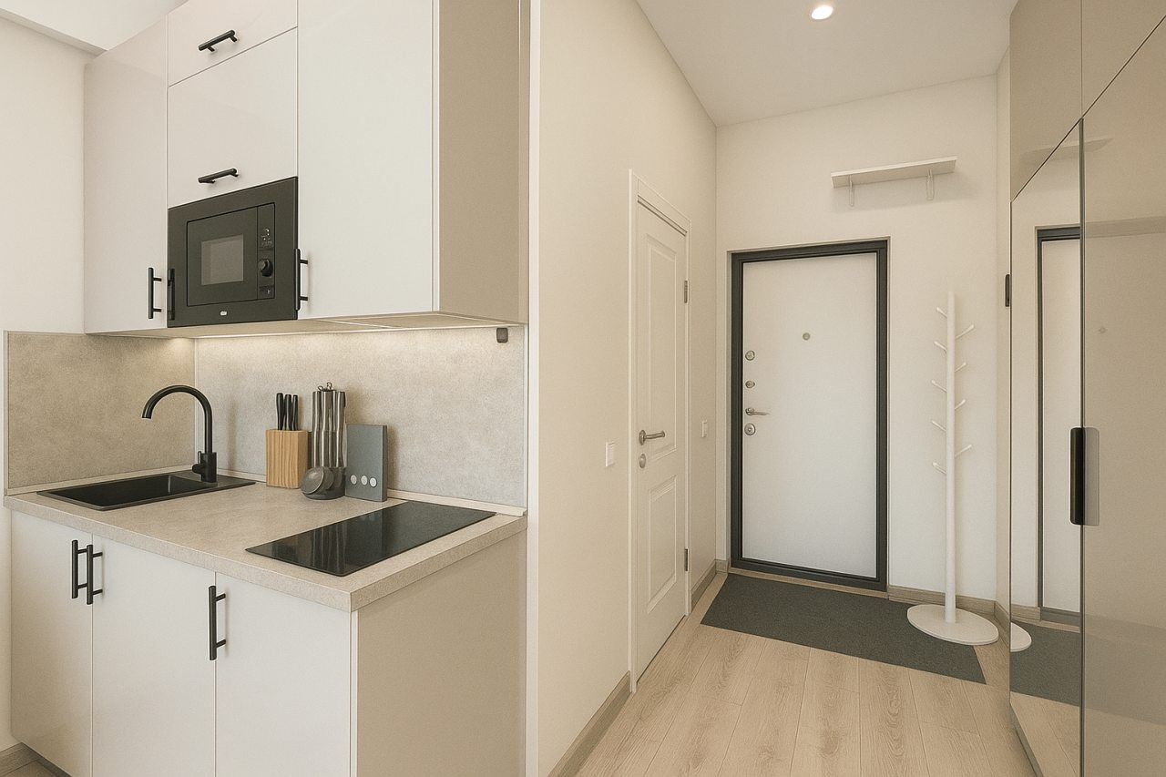 Двухместный (Комфорт Полуторный Диван), Апарт-отель Metro Rooms