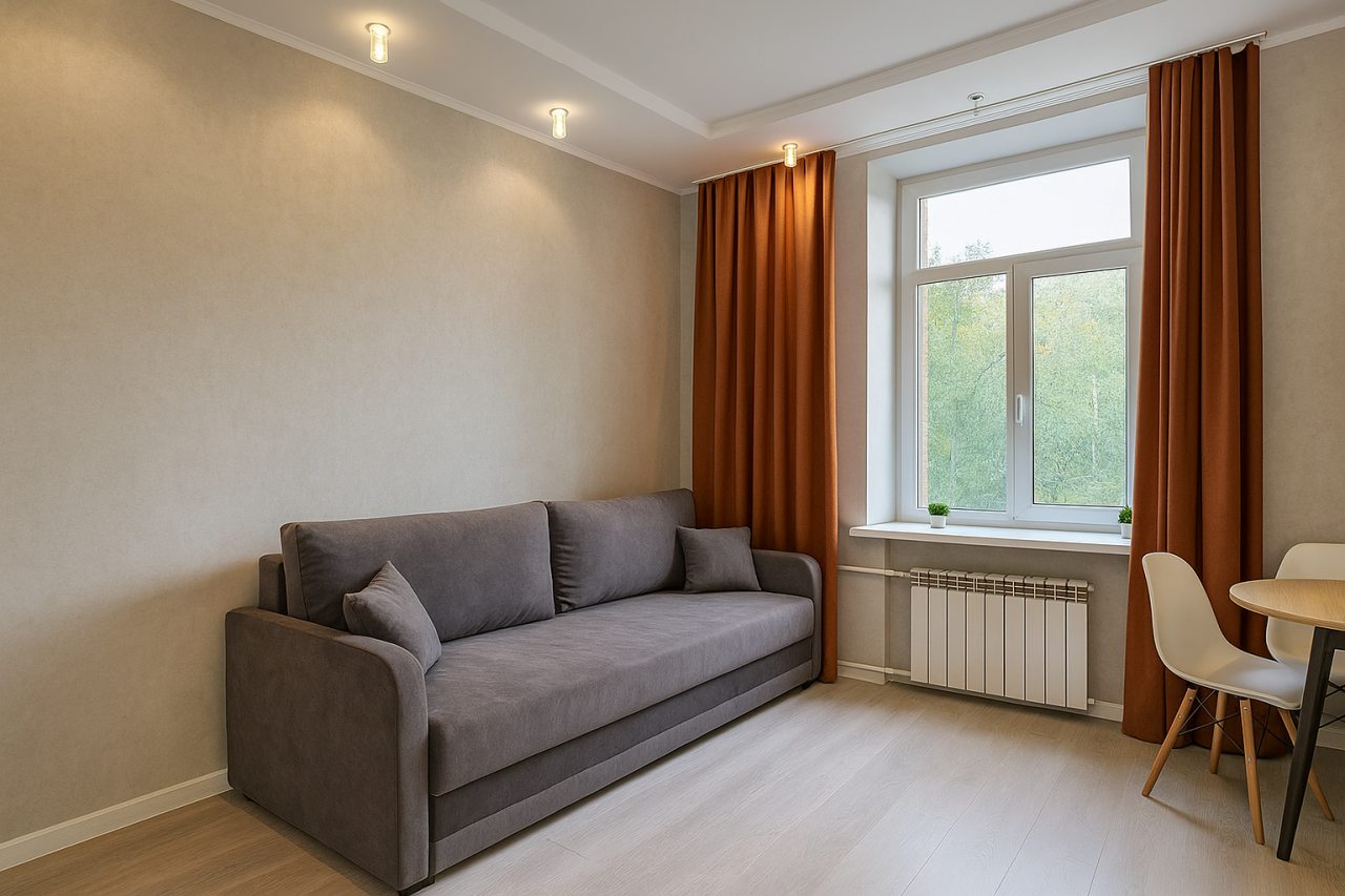 Двухместный (Комфорт Двуспальный Диван), Апарт-отель Metro Rooms