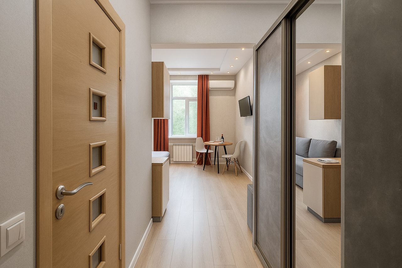 Двухместный (Комфорт Двуспальный Диван), Апарт-отель Metro Rooms