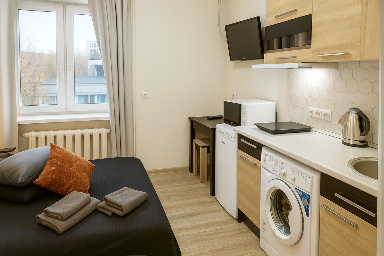 Двухместный (Комфорт с Ванной), Апарт-отель Metro Rooms