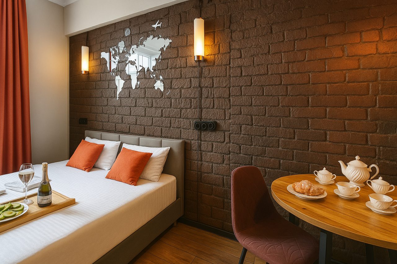 Двухместный (Комфорт Плюс), Апарт-отель Metro Rooms