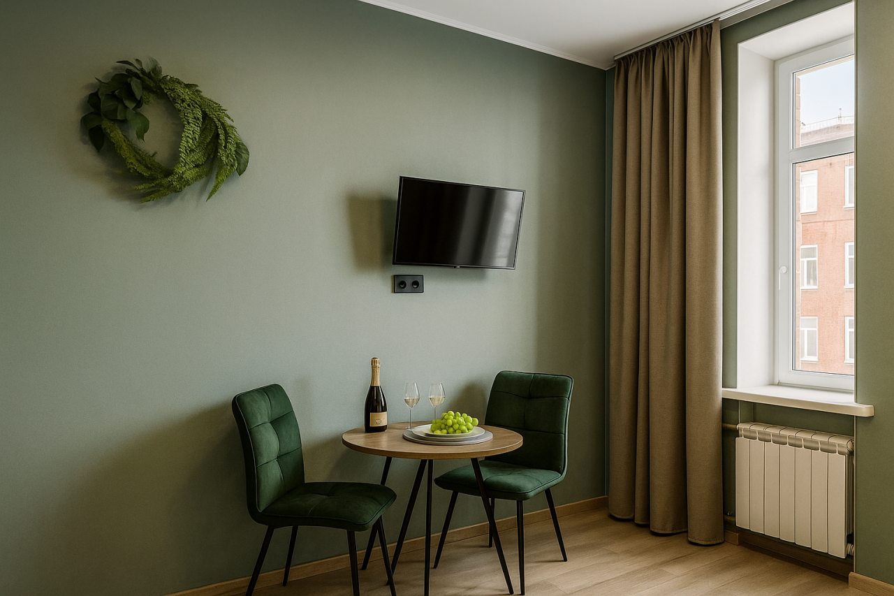 Двухместный (Комфорт Полуторный Диван Мини), Апарт-отель Metro Rooms