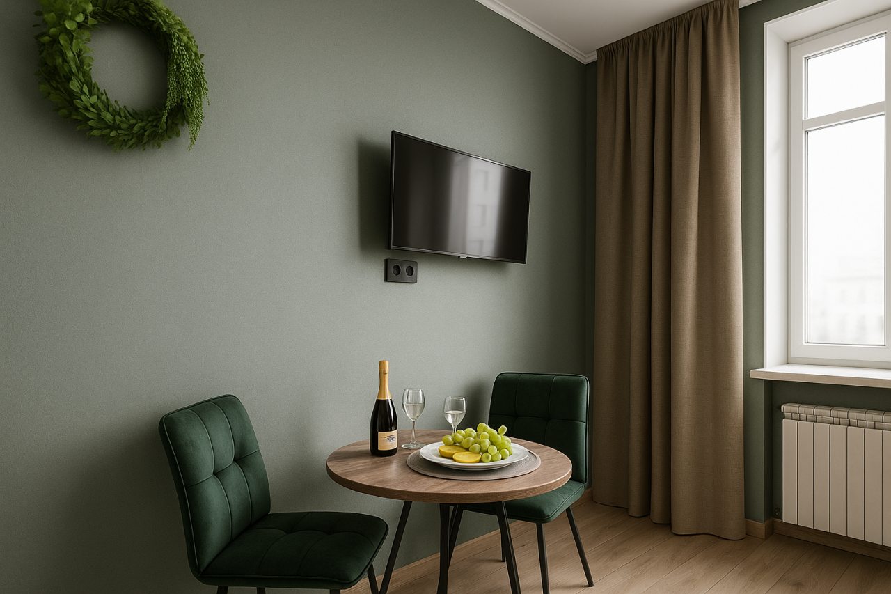 Двухместный (Комфорт Полуторный Диван Мини), Апарт-отель Metro Rooms