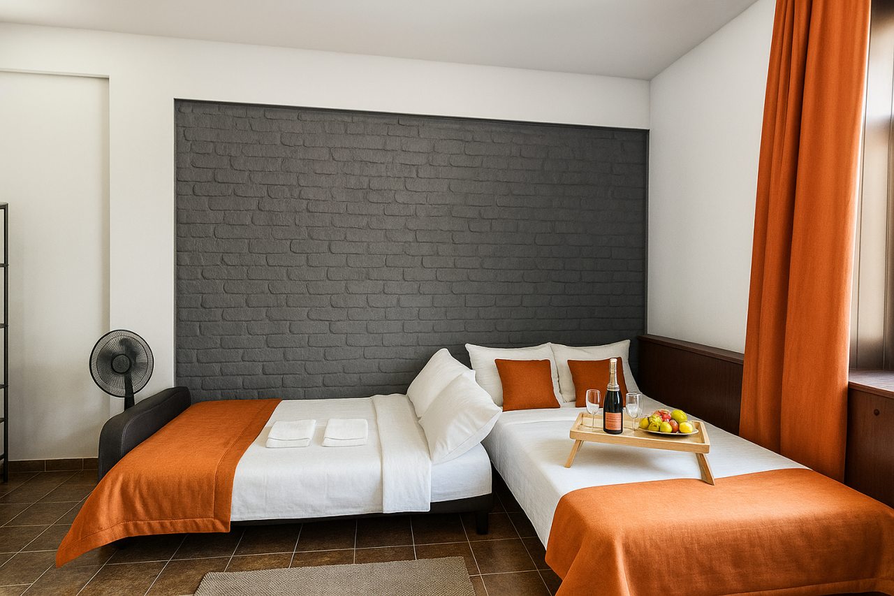 Трёхместный и более (Комфорт для Пятерых), Апарт-отель Metro Rooms